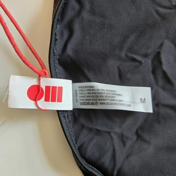 New Solid & Striped The Emily Mesh Blackout Bikini Bottoms NWT Medium - Picture 14 of 14